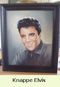 Schilderij Elvis Presley in zijn dikke periode