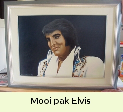 Schilderij Elvis Presley in een mooi pak