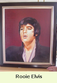 Schilderij Elvis Presley in een mooi pak