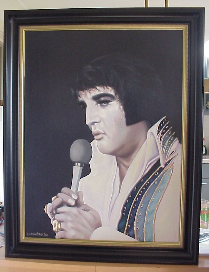 Zingende Elvis Presley