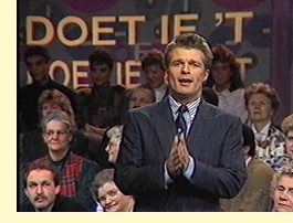 Peter Jan in de eerste aflevering van Doet-ie 't