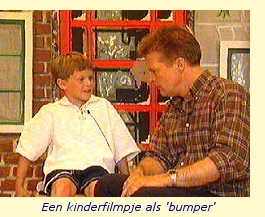 Peter Jan Rens in een 'bumper' van Fris&Chips