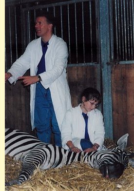 Peter Jan en Judith Vermeulen in Burgers Zoo