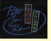 Het logo van Peter Jan Rens Late Night